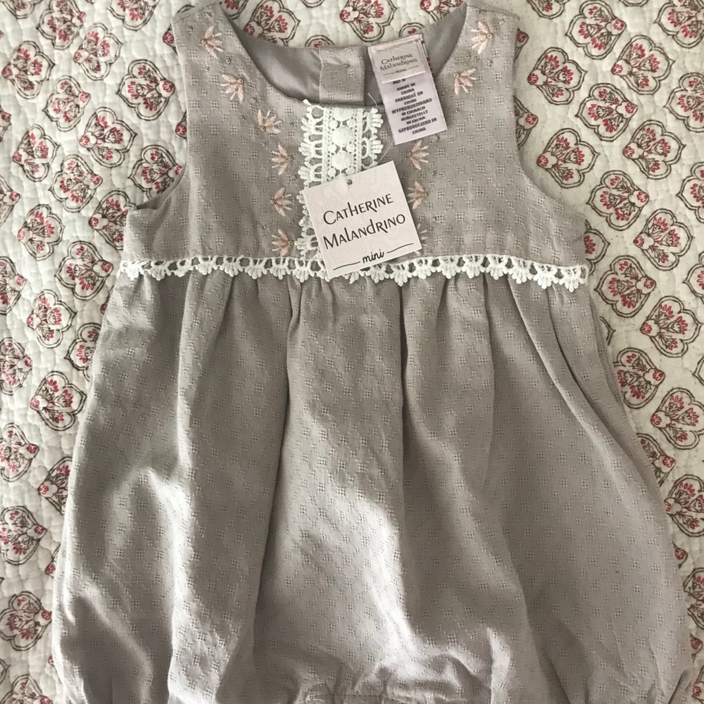 Catherine Malandrino Romper & Shrug